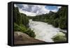 Nile Falls Near Jinja, Uganda, East Africa, Africa-Michael-Framed Stretched Canvas