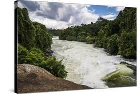 Nile Falls Near Jinja, Uganda, East Africa, Africa-Michael-Stretched Canvas