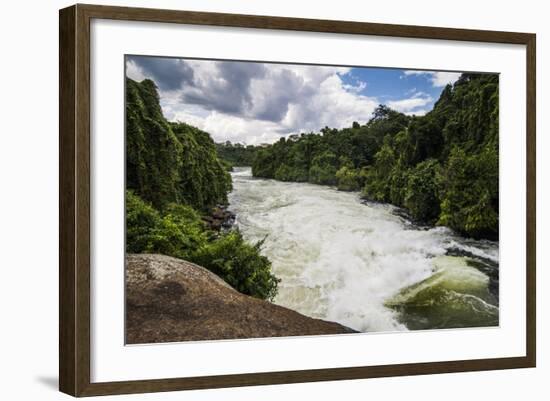 Nile Falls Near Jinja, Uganda, East Africa, Africa-Michael-Framed Photographic Print