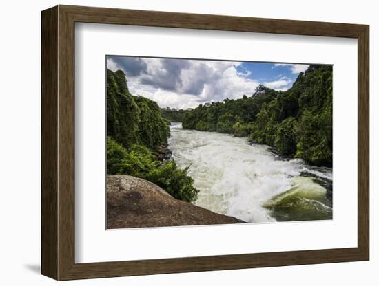 Nile Falls Near Jinja, Uganda, East Africa, Africa-Michael-Framed Photographic Print