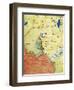 Nile River Delta, Red Sea and Mount Sinai, from Atlas of the World in Thirty-Three Maps, 1553-Battista Agnese-Framed Giclee Print