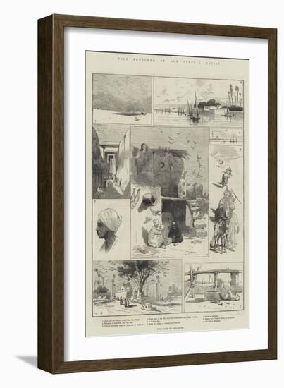 Nile Sketches-null-Framed Giclee Print