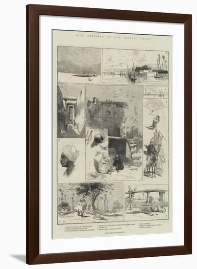 Nile Sketches-null-Framed Giclee Print