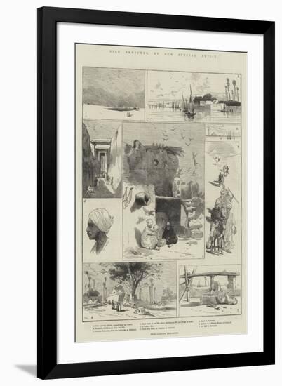 Nile Sketches-null-Framed Giclee Print