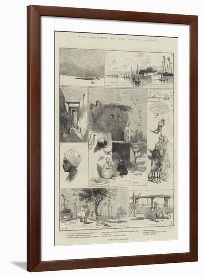Nile Sketches-null-Framed Giclee Print