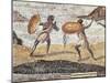 Nilotic Mosaic of Flooding of River Nile in Egypt-null-Mounted Giclee Print