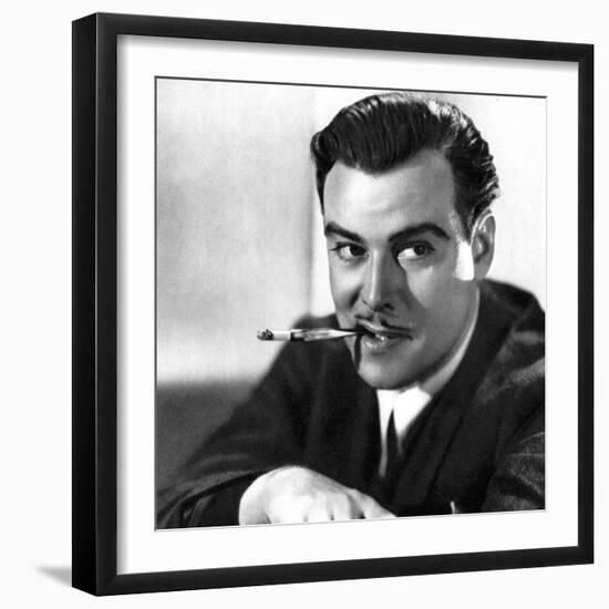 Nils Asther, Danish-Born Swedish Stage and Film Actor, 1934-1935-null-Framed Giclee Print