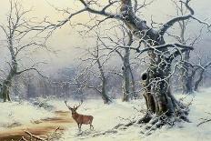 Snow Scene-Wanstead Park-Nils Hans Christiansen-Giclee Print