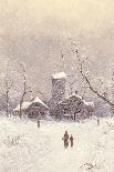 Snow Scene-Wanstead Park-Nils Hans Christiansen-Giclee Print