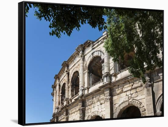 Nimes, Gard Department, Languedoc-Roussillon, France. The Roman amphitheatre.-null-Framed Stretched Canvas