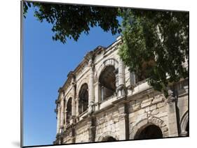 Nimes, Gard Department, Languedoc-Roussillon, France. The Roman amphitheatre.-null-Mounted Photographic Print