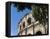 Nimes, Gard Department, Languedoc-Roussillon, France. The Roman amphitheatre.-null-Framed Stretched Canvas