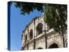 Nimes, Gard Department, Languedoc-Roussillon, France. The Roman amphitheatre.-null-Stretched Canvas
