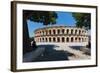 Nimes, Gard Department, Languedoc-Roussillon, France. The Roman amphitheatre.-null-Framed Photographic Print