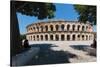 Nimes, Gard Department, Languedoc-Roussillon, France. The Roman amphitheatre.-null-Stretched Canvas