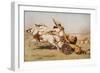 Nimrod, a Mighty Hunter, Illustration from 'The Outline of History' by H.G. Wells, Volume I,…-Briton Rivière-Framed Premium Giclee Print