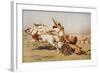 Nimrod, a Mighty Hunter, Illustration from 'The Outline of History' by H.G. Wells, Volume I,…-Briton Rivière-Framed Giclee Print