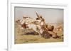 Nimrod, a Mighty Hunter, Illustration from 'The Outline of History' by H.G. Wells, Volume I,…-Briton Rivière-Framed Giclee Print