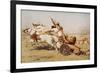 Nimrod, a Mighty Hunter, Illustration from 'The Outline of History' by H.G. Wells, Volume I,…-Briton Rivière-Framed Giclee Print