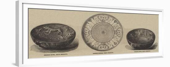 Nimroud Antiquities in the British Museum-null-Framed Premium Giclee Print