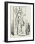 Nimroud Sculptures, at the British Museum, Colossal Figure of Winged Man or Divinity-null-Framed Giclee Print