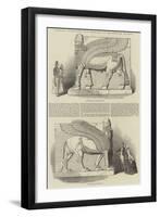 Nimroud Sculptures Just Received at the British Museum-T. D. Scott-Framed Giclee Print