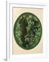 Nimue Beguiling Merlin with Enchantment, Plate Xv from 'The Flower Book'-Edward Burne-Jones-Framed Giclee Print