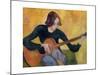 Nina Hamnett (1890-1956) with Guitar, c.1917/18-Roger Eliot Fry-Mounted Giclee Print