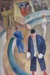Gentleman in Top Hat, 1919-Nina Hamnett-Giclee Print