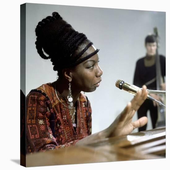 Nina Simone-null-Stretched Canvas