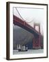 Nina under the Golden Gate-Eric Risberg-Framed Photographic Print