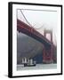 Nina under the Golden Gate-Eric Risberg-Framed Photographic Print