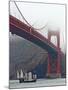 Nina under the Golden Gate-Eric Risberg-Mounted Photographic Print