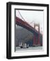 Nina under the Golden Gate-Eric Risberg-Framed Photographic Print