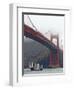 Nina under the Golden Gate-Eric Risberg-Framed Photographic Print