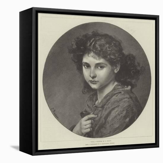 Nina-Ludwig Knaus-Framed Stretched Canvas