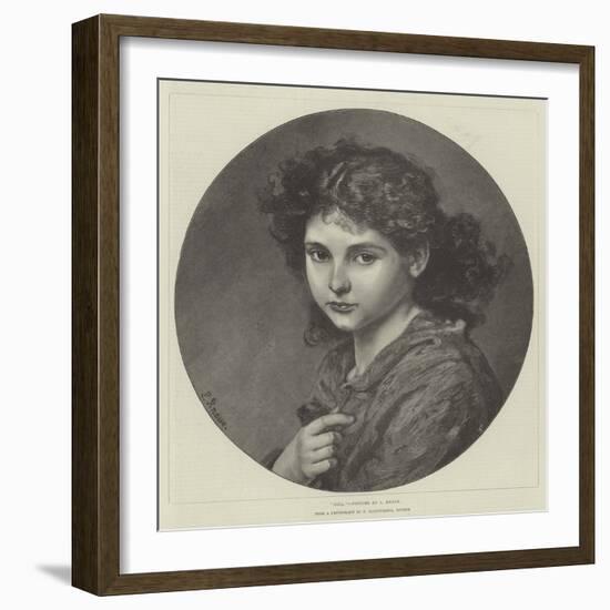 Nina-Ludwig Knaus-Framed Giclee Print