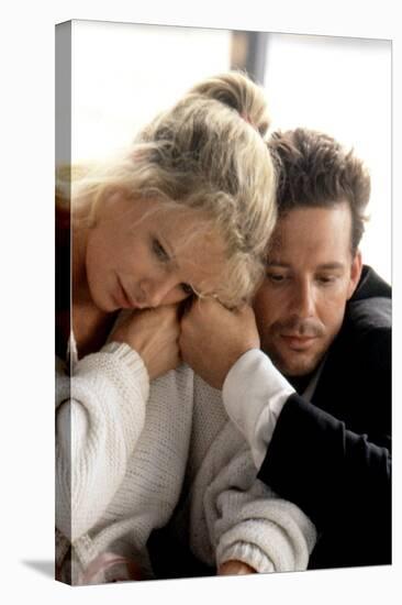 NINE 1/2 WEEKS, 1986 directed by ADRIAN LYNE Kim Basinger and Mickey Rourke (photo)-null-Stretched Canvas