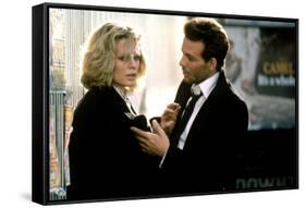 NINE 1/2 WEEKS, 1986 directed by ADRIAN LYNE Kim Basinger and Mickey Rourke (photo)-null-Framed Stretched Canvas