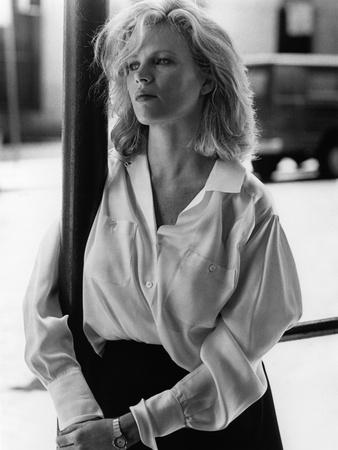 'NINE 1/2 WEEKS, 1986 directed by ADRIAN LYNE Kim Basinger (b/w photo
