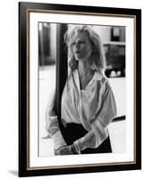 NINE 1/2 WEEKS, 1986 directed by ADRIAN LYNE Kim Basinger (b/w photo)-null-Framed Photo