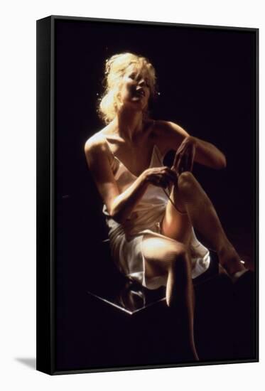 NINE 1/2 WEEKS, 1986 directed by ADRIAN LYNE Kim Basinger (photo)-null-Framed Stretched Canvas