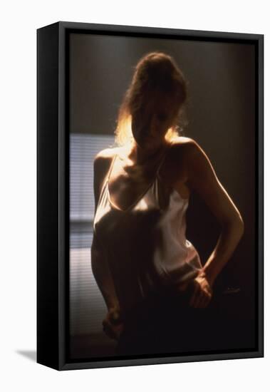 NINE 1/2 WEEKS, 1986 directed by ADRIAN LYNE Kim Basinger (photo)-null-Framed Stretched Canvas