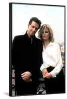 NINE 1/2 WEEKS, 1986 directed by ADRIAN LYNE Mickey Rourke and Kim Basinger (photo)-null-Framed Photo