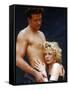 NINE 1/2 WEEKS, 1986 directed by ADRIAN LYNE Mickey Rourke and Kim Basinger (photo)-null-Framed Stretched Canvas
