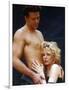 NINE 1/2 WEEKS, 1986 directed by ADRIAN LYNE Mickey Rourke and Kim Basinger (photo)-null-Framed Photo