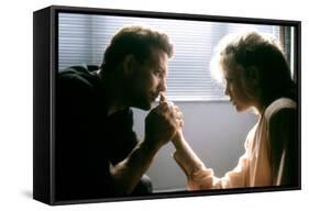 NINE 1/2 WEEKS, 1986 directed by ADRIAN LYNE Mickey Rourke and Kim Basinger (photo)-null-Framed Stretched Canvas