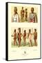 Nine African Tribe Members-null-Framed Stretched Canvas