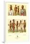 Nine African Tribe Members-null-Framed Art Print