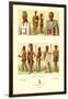 Nine African Tribe Members-null-Framed Art Print